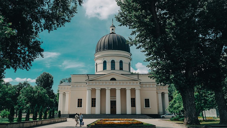 Katedralen i Chisinau, Moldavien.