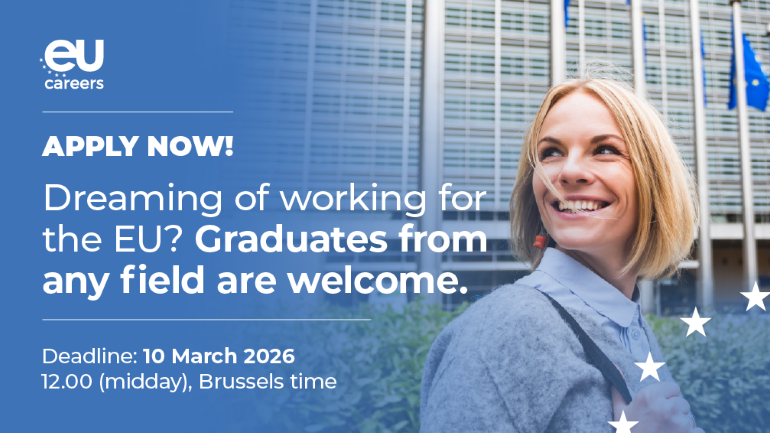 Din karriär i EU börjar här – uttagningsprov för nyexaminerade handläggare