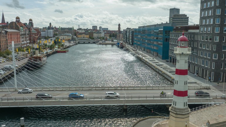 Orkanen and the harbour