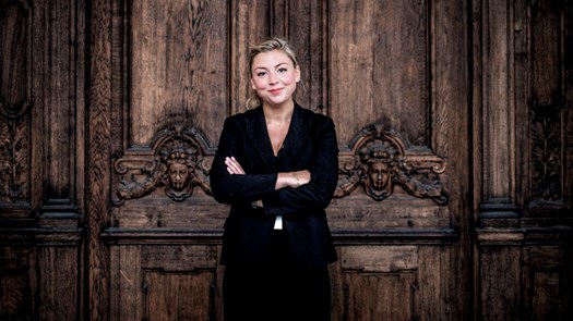 Sofia Andersson student från Malmö Universitet som praktiserar på Utrikesdepartementet i Stockholm.