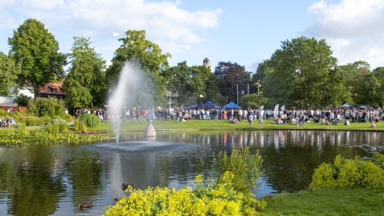 Almedalen i Visby