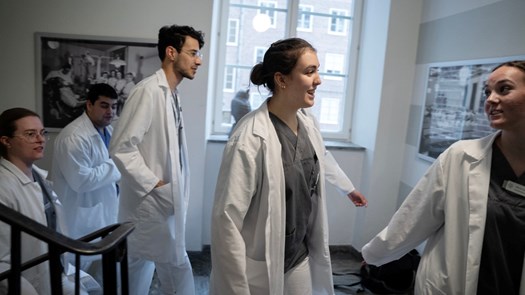 Studenter på Odontologiska fakulteten.
